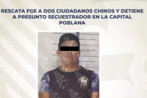 Rescate de dos chinos secuestrados en Puebla | Foto: Cortesía