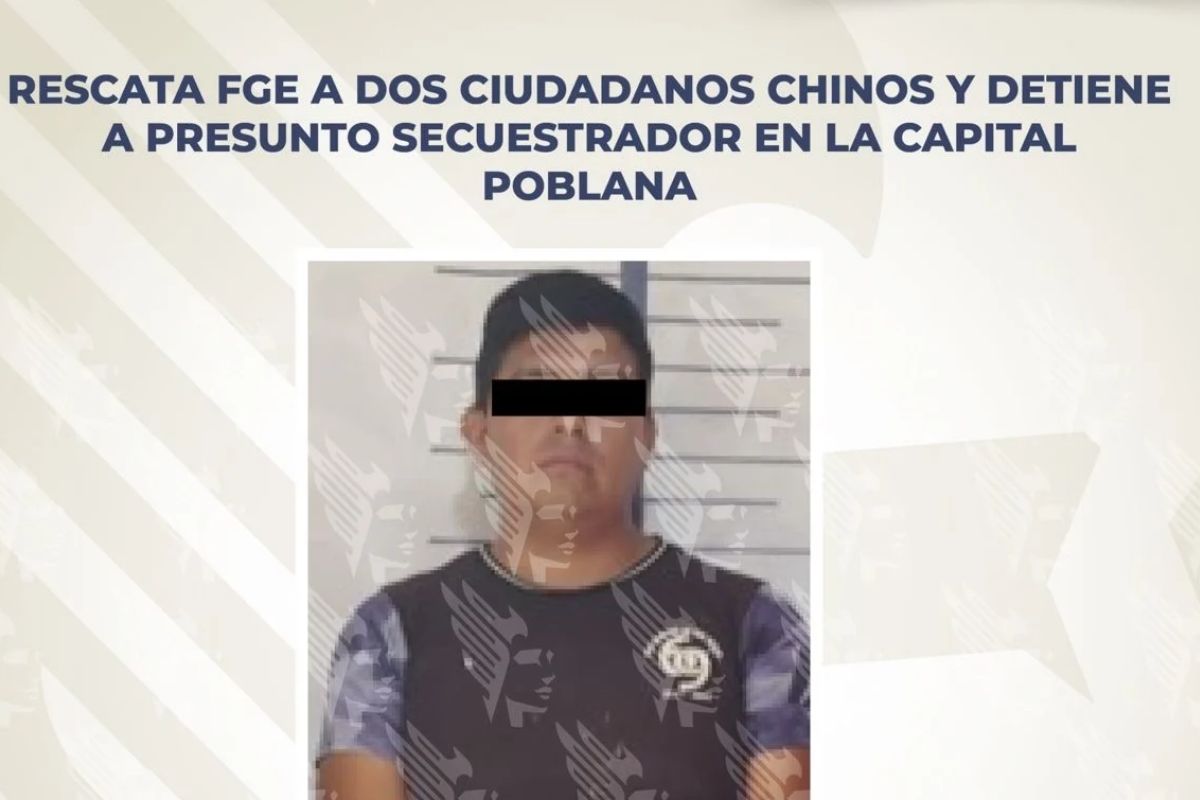 Rescate de dos chinos secuestrados en Puebla | Foto: Cortesía