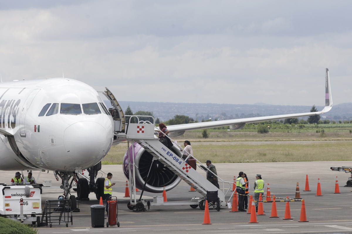 Rehabilitación del aeropuerto Hermanos Serdán en Puebla | Foto: Agencia Enfoque