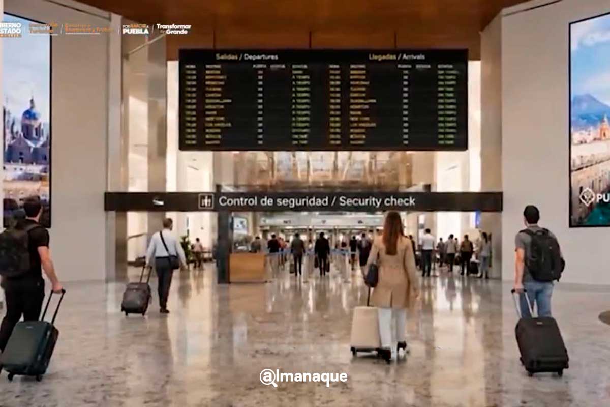 Así lucirá el Aeropuerto Internacional de Puebla, tras remodelación