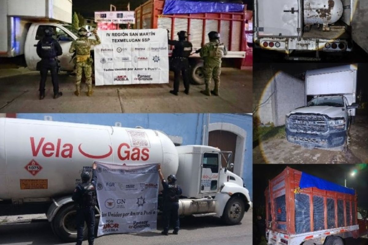 SSP asegura huachigas; recupera 58 mil 600 litros en Puebla 5 SSP asegura huachigas | Foto: SSP