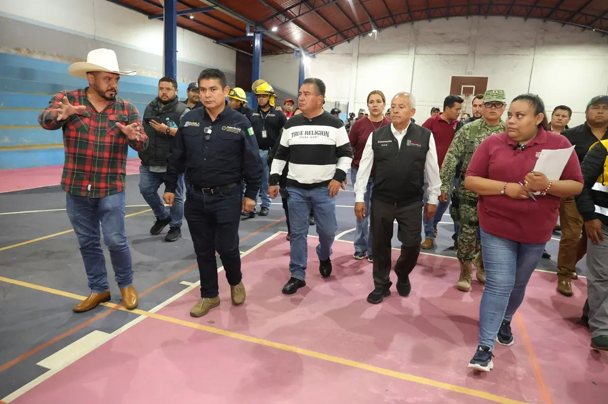 Fortalece protección civil refugios temporales ante temporal lluvioso en Sierra Norte