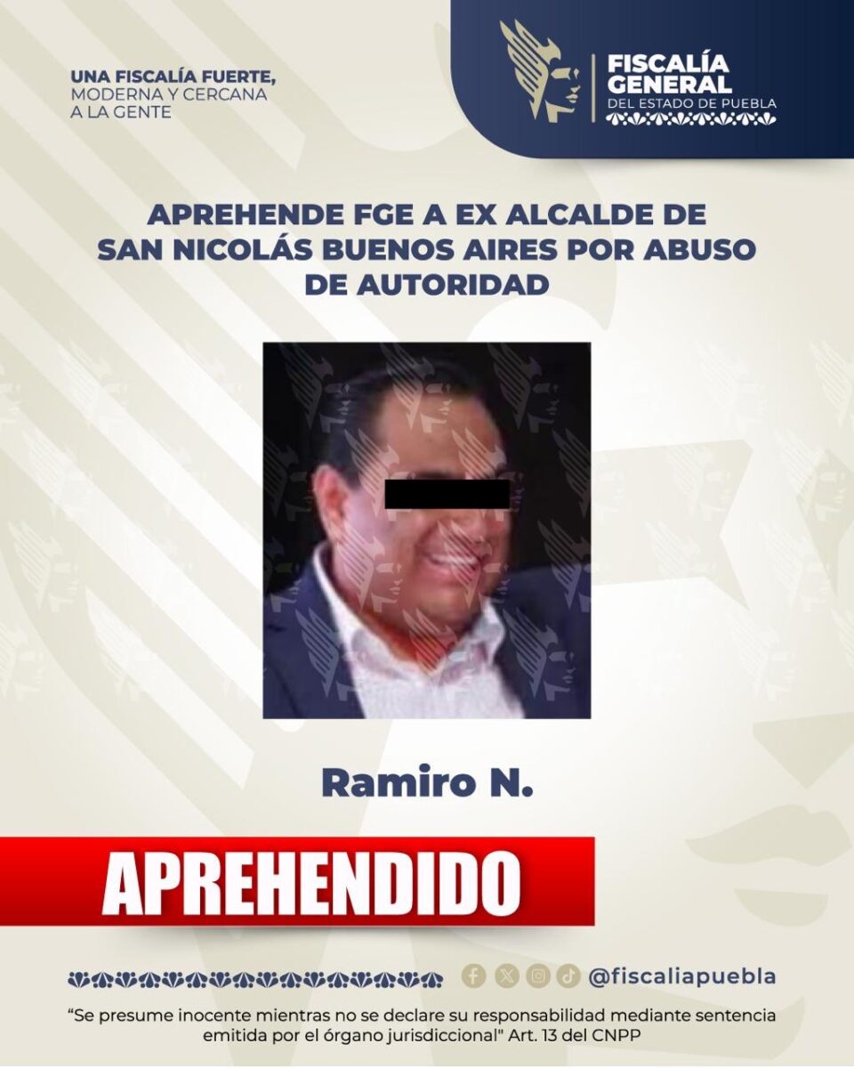 Detienen a ex alcalde de San Nicolás Buenos Aires por abuso de autoridad