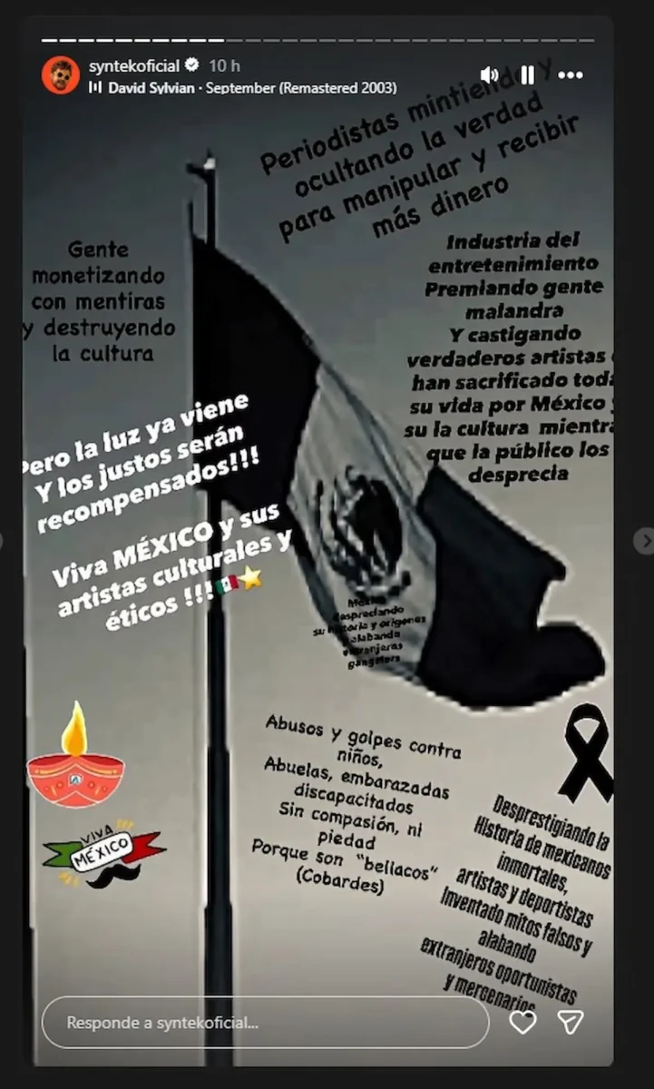 Aleks Syntek se va de México