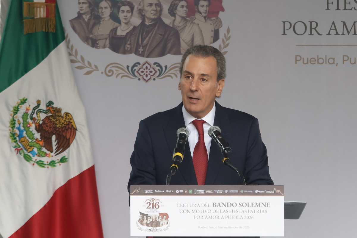 Pepe Chedraui durante acto protocolario rumbo a su segundo informe de gobierno | Foto: agencia Enfoque
