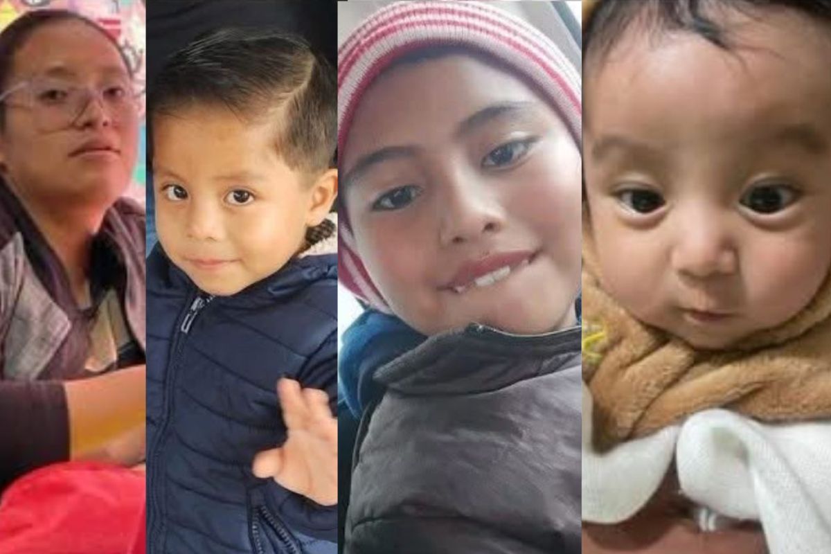Andrea González desaparece con sus tres hijos en Zacatlán