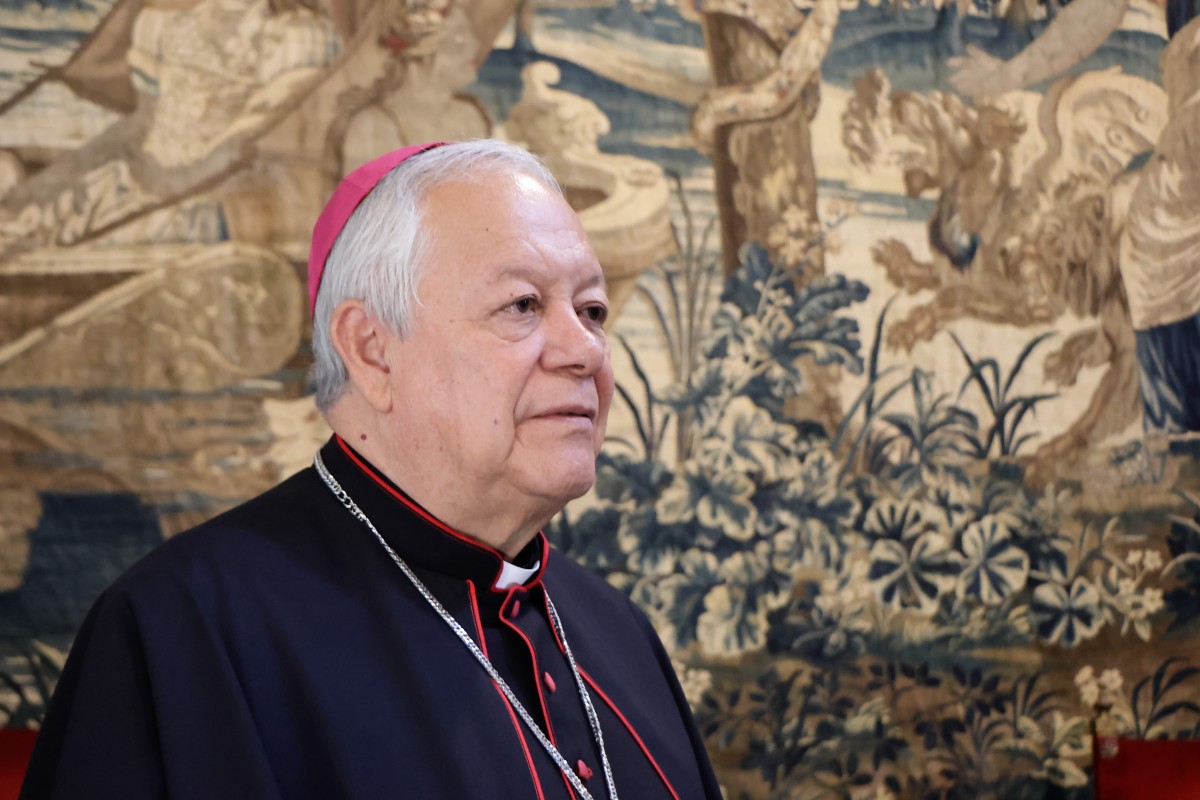 El arzobispo Víctor Sánchez Espinosa en Puebla | Foto: Agencia Enfoque