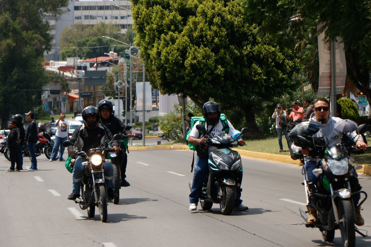 Mantienen suspensión del chip para motociclistas en Puebla | Foto: Agencia Enfoque
