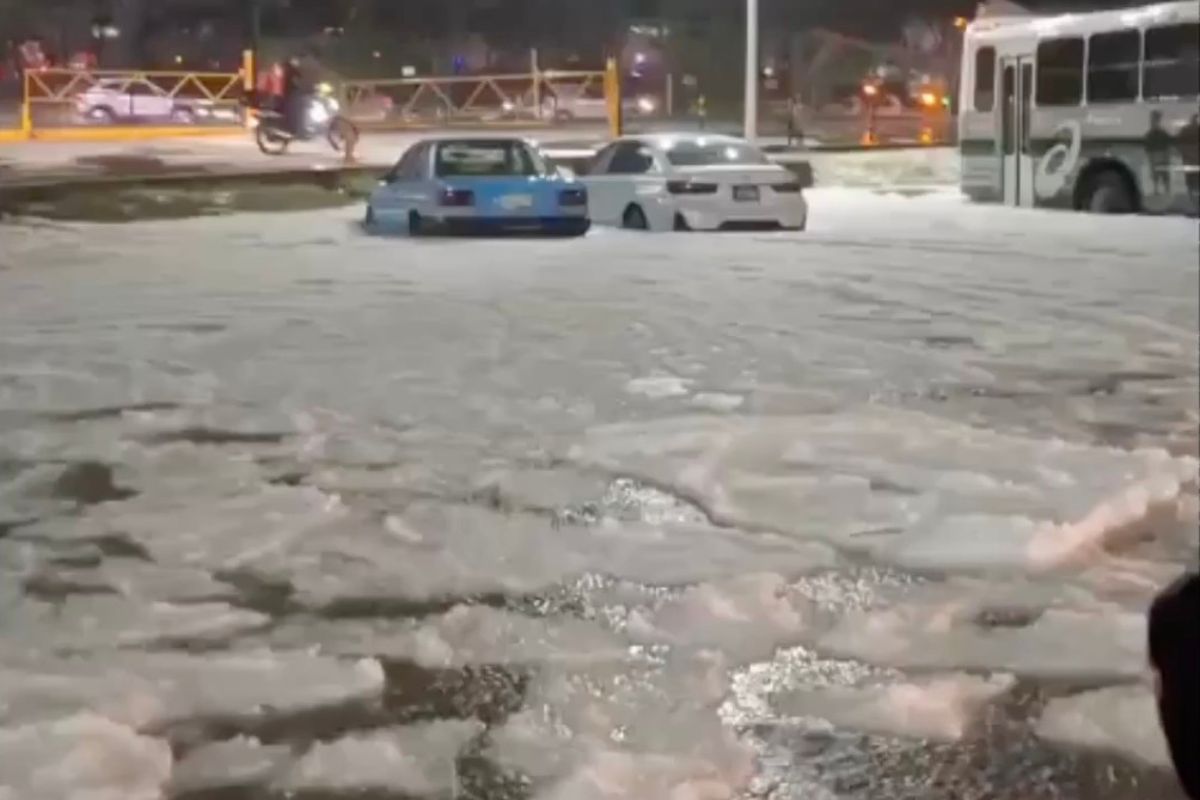 Tromba provoca caos vial e inundaciones en Puebla este 21 de septiembre