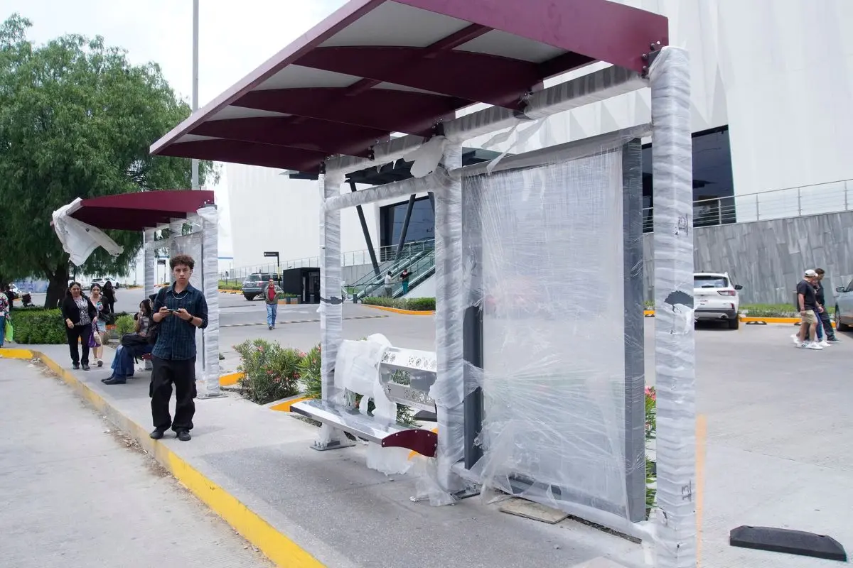 Paraderos del transporte público de Puebla serán rehabilitados