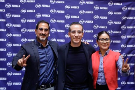 Mario Riestra responde sobre la disminución de militancia en Puebla del PAN | Foto: Agencia Enfoque