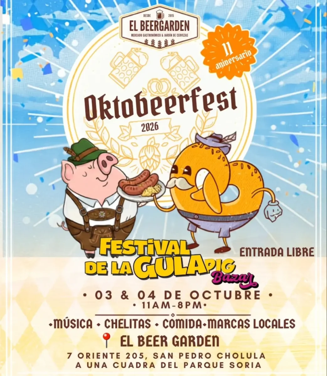 Festival de la Gula y Pig Bazar en Puebla