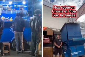 Choris El Pibe de la Juárez denuncia robo de su equipo de trabajo
