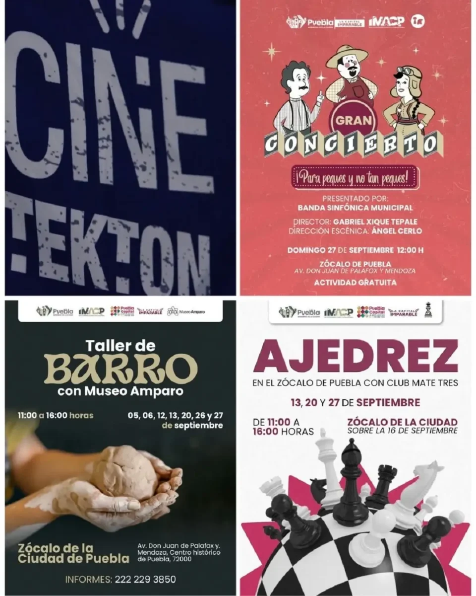 Música, cine y Teatro ofrece el Gobierno de Pepe Chedraui para este fin de semana