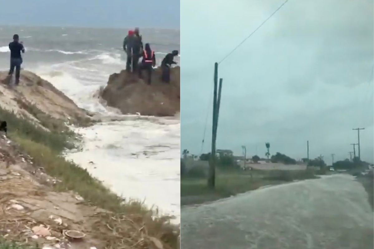 Huracán Polo golpea Baja California Sur