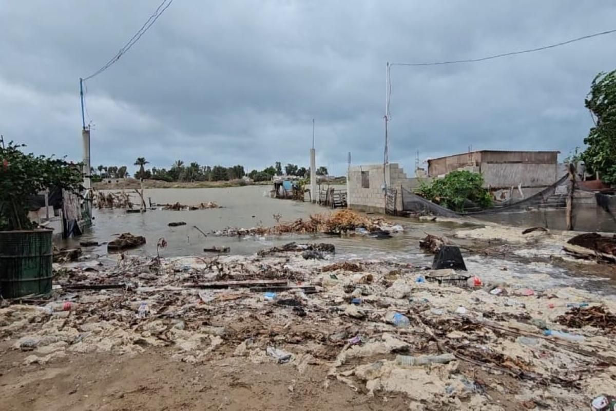 Huracán Polo golpea Baja California Sur