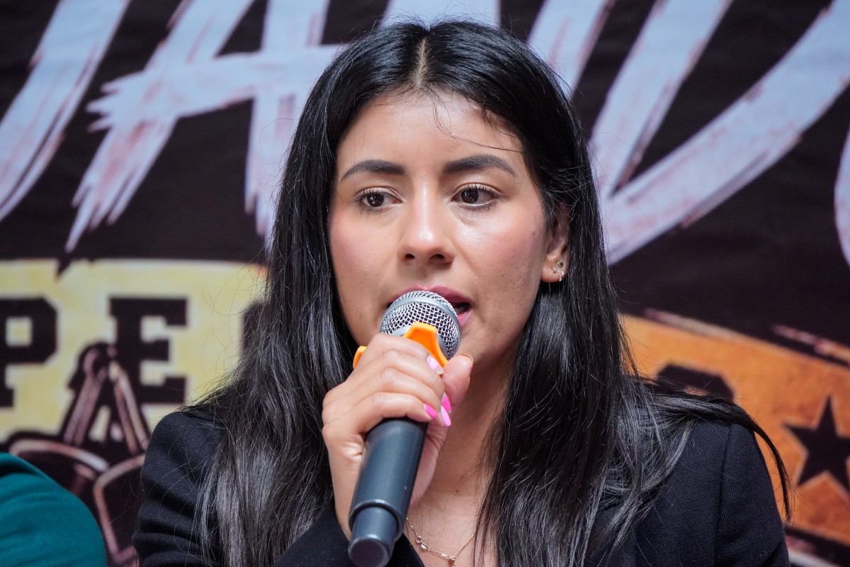 La Bonita Sánchez renunció a la Secretaría de Deporte tras anunciar su intención de buscar la alcaldía de Puebla | Foto: Agencia Enfoque