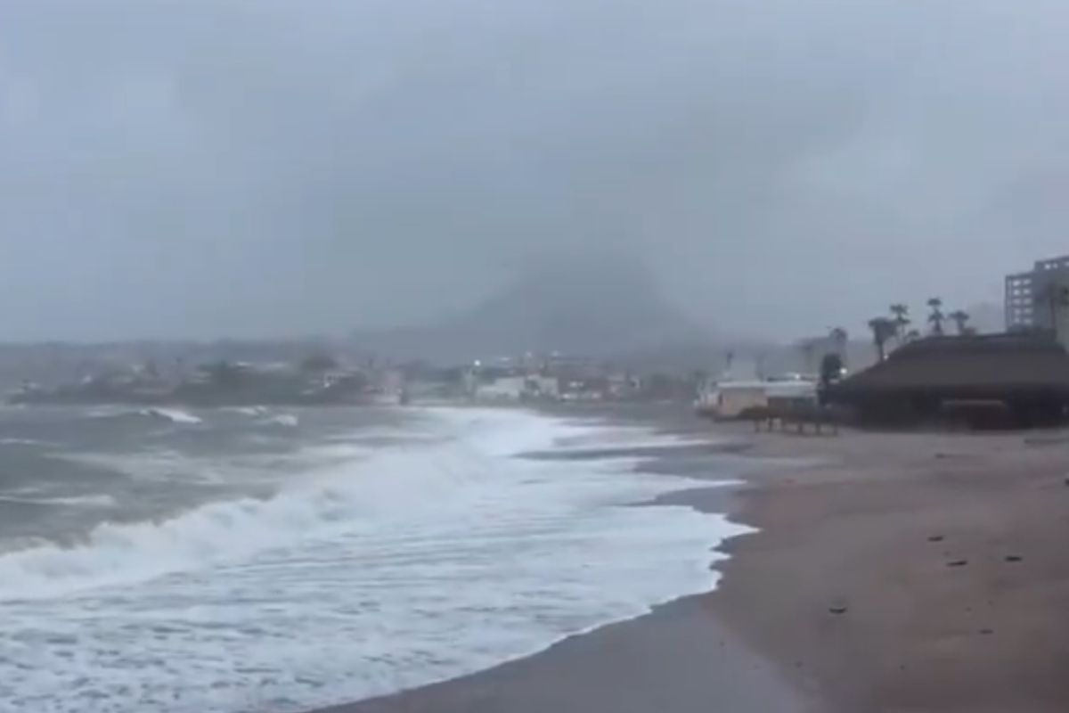 Huracán Polo en Baja California Sur deja saldo blanco tras tocar tierra en Comondú | Foto: Cortesía