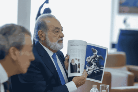 Carlos Slim viene a Puebla a presentar nuevo proyecto de San Francisco