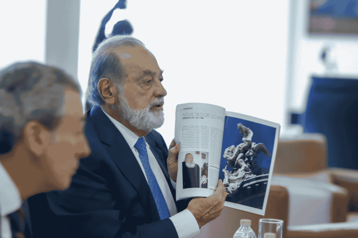 Carlos Slim viene a Puebla a presentar nuevo proyecto de San Francisco