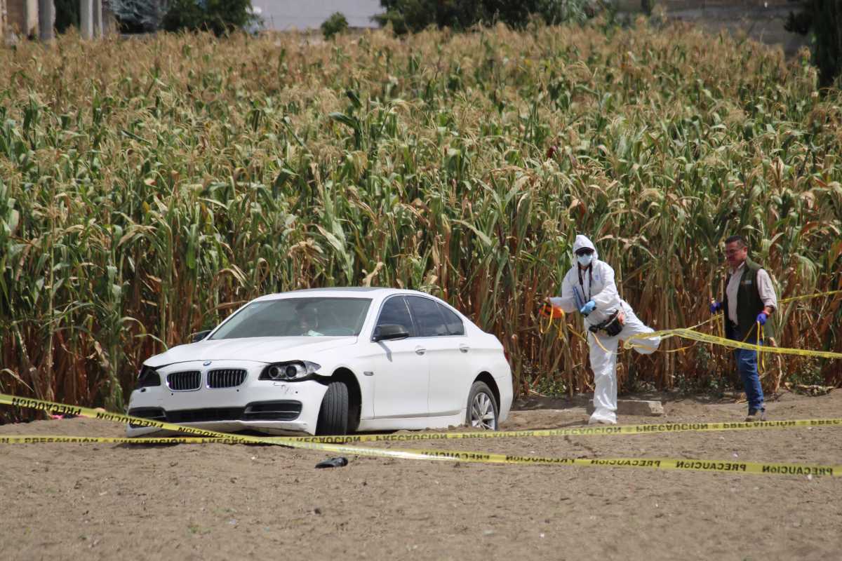 Doble homicidio en San Pedro Cholula | Foto: Cortesía