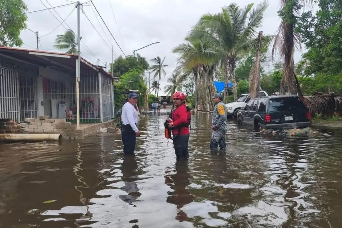 Huracán Rachel en Colima