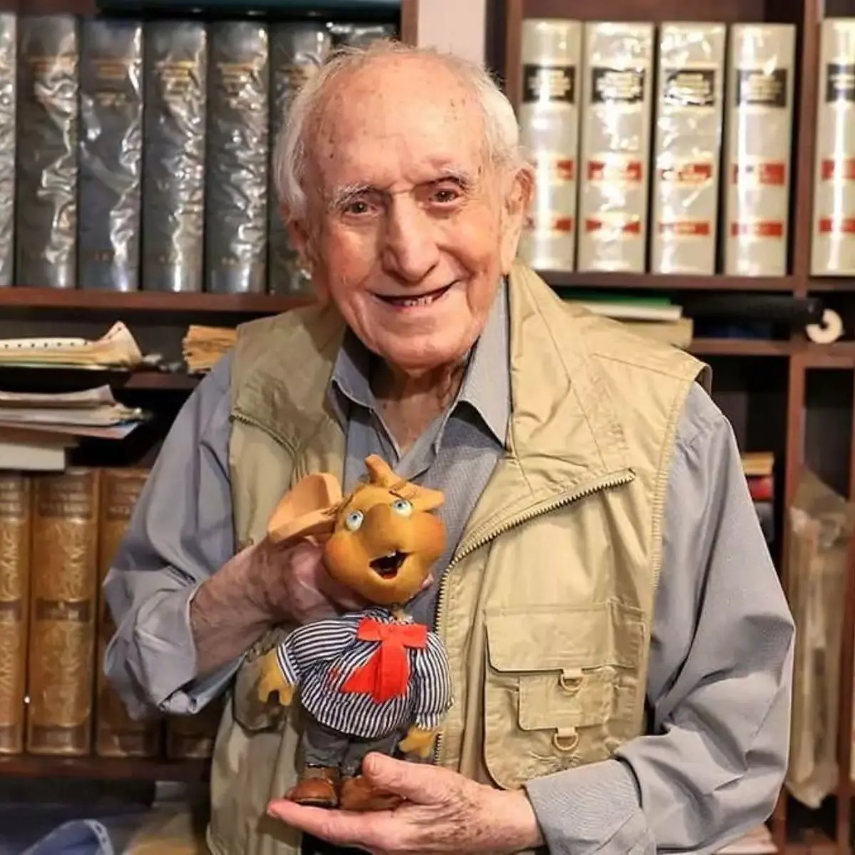 De qué murió Peppino Mazzullo, voz de Topo Gigio a los 100 años