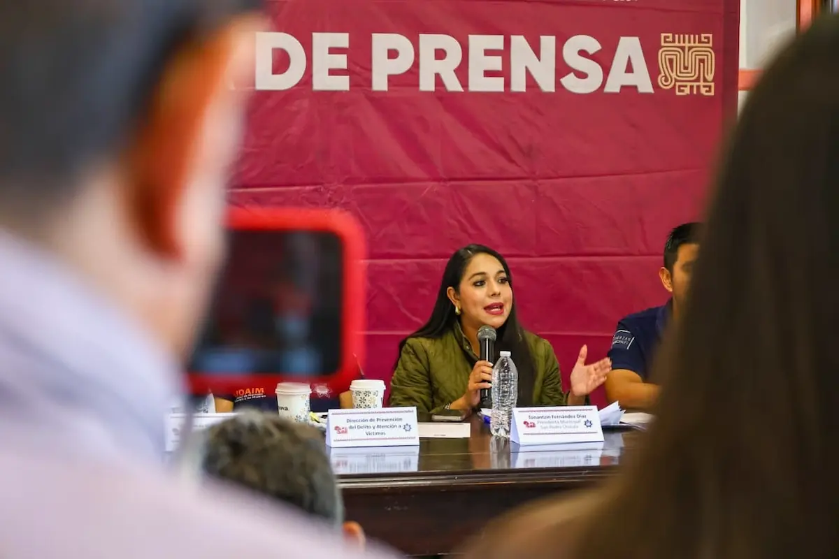 Tonantzin Fernández consolida acciones de seguridad y proximidad social en San Pedro Cholula 2 Tonantzin Fernández consolida acciones de seguridad y proximidad social en San Pedro Cholula