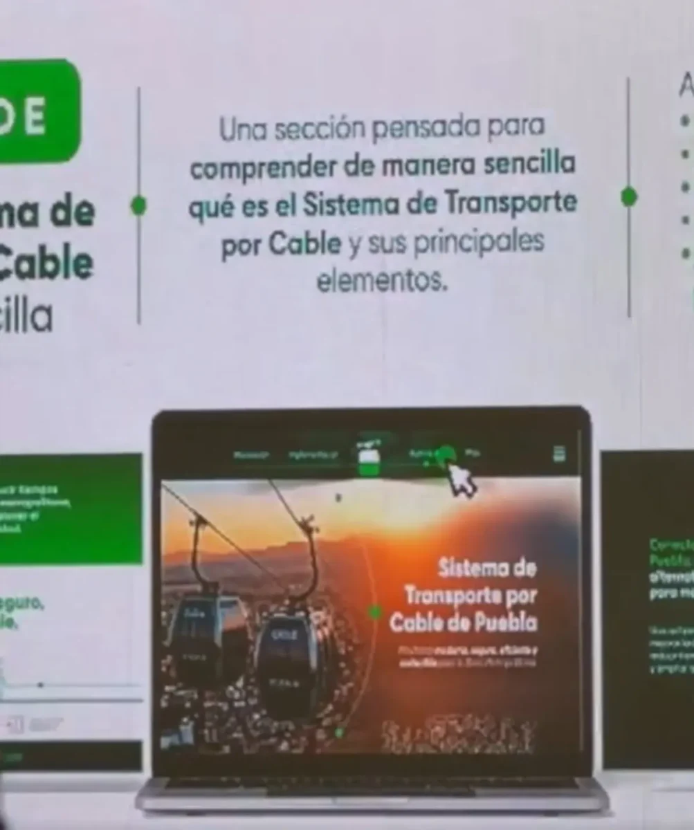 Lanzarán micrositio del Sistema de Transporte por Cable en Puebla
