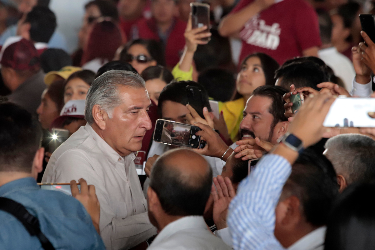 Adán Augusto coordinará a Morena en la Cuarta Circunscripción; Puebla entre esos estados