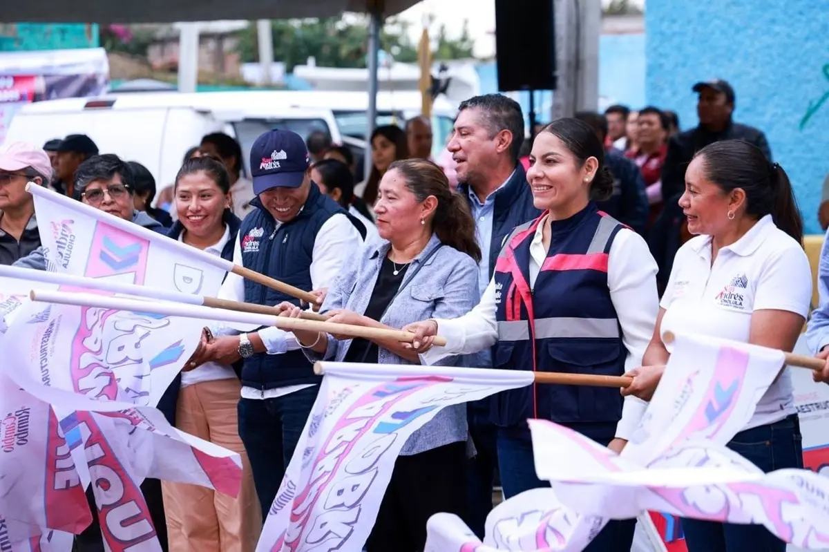 Continúa Lupita Cuautle con el inicio de obras prioritarias y solicitadas por la ciudadanía de San Andrés Cholula