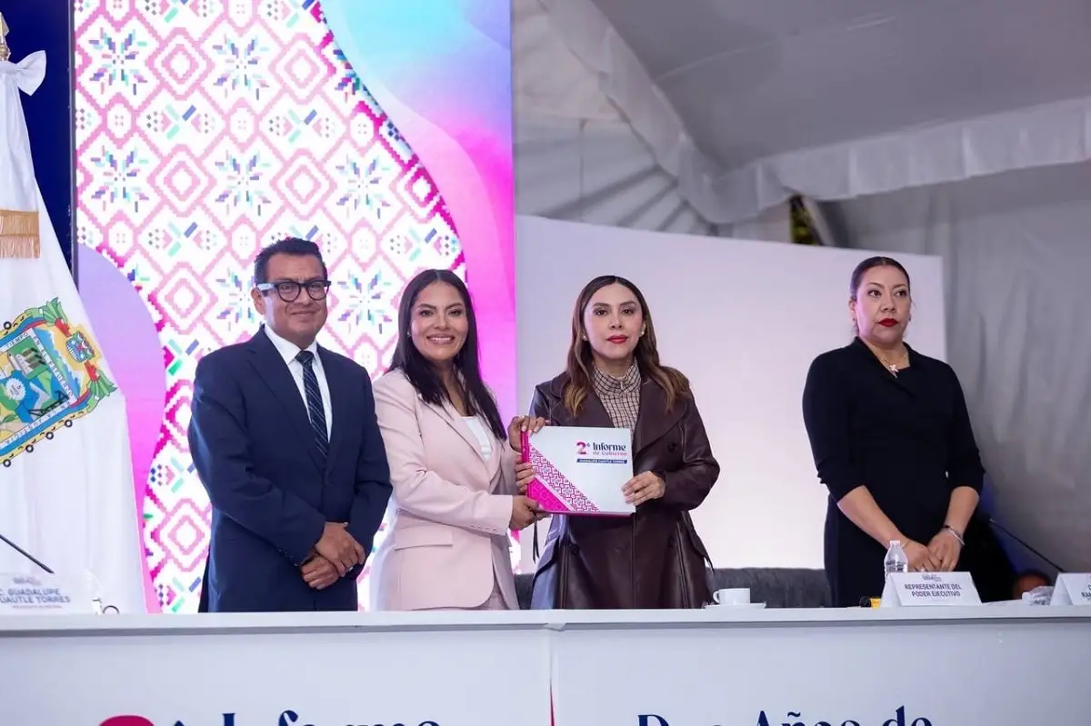 Lupita Cuautle presenta Segundo Informe de Gobierno; destaca finanzas sanas, seguridad y rumbo en San Andrés Cholula