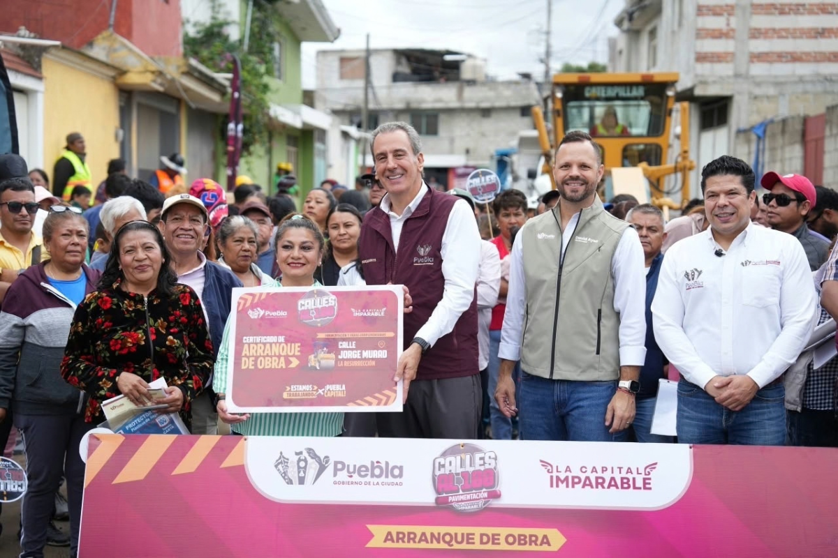 Arranca Pepe Chedraui obras de pavimentacion en La Resurreccion 1