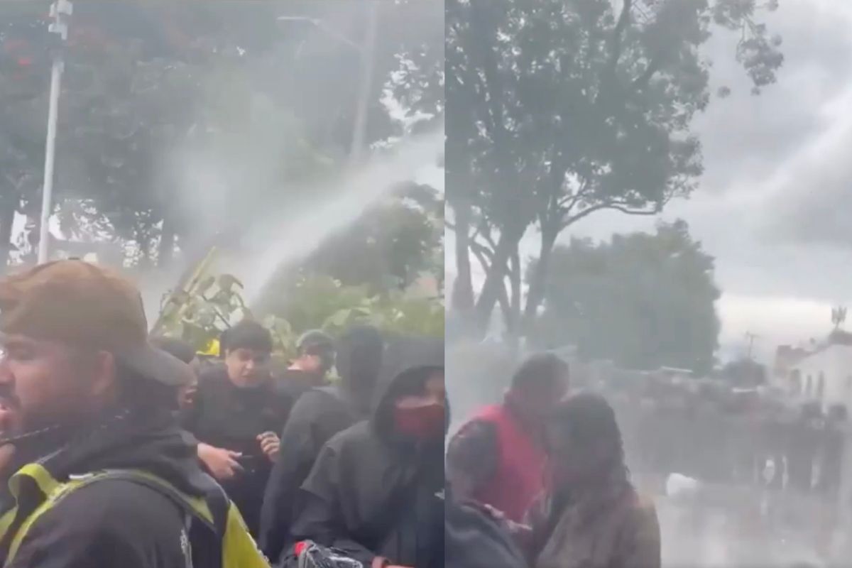 Protesta por agua contaminada en Jalisco termina con gases lacrimógenos y ocho detenidos