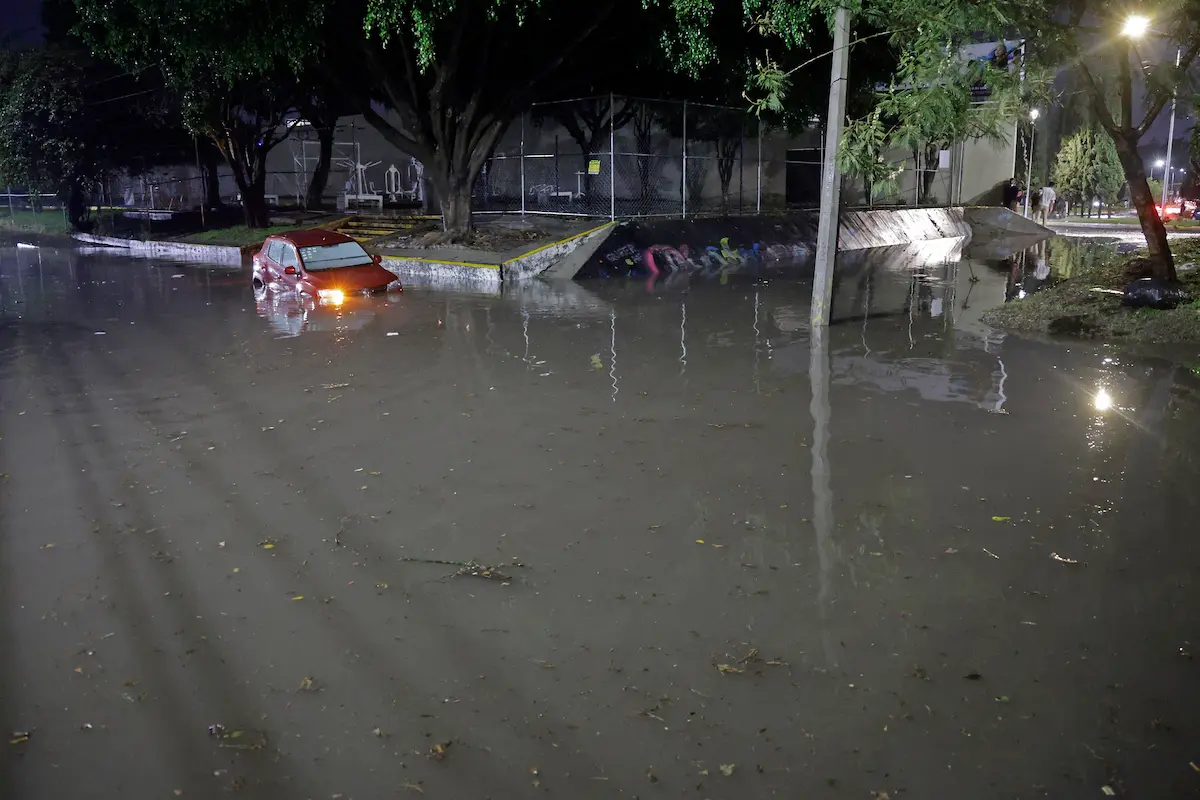 Lluvias inundan Puebla este 11 de octubre