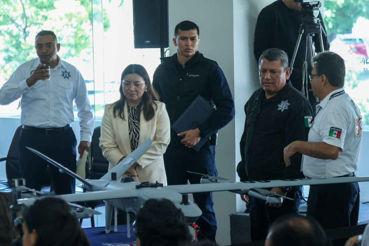 Así son los drones de largo alcance del gobierno estatal; vigilarán la autopista México-Puebla 3 Así son los drones de largo alcance del gobierno estatal