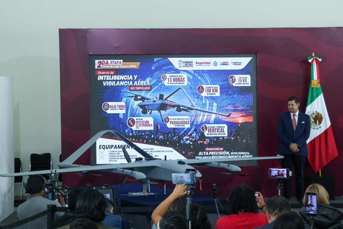 Así son los drones de largo alcance del gobierno estatal