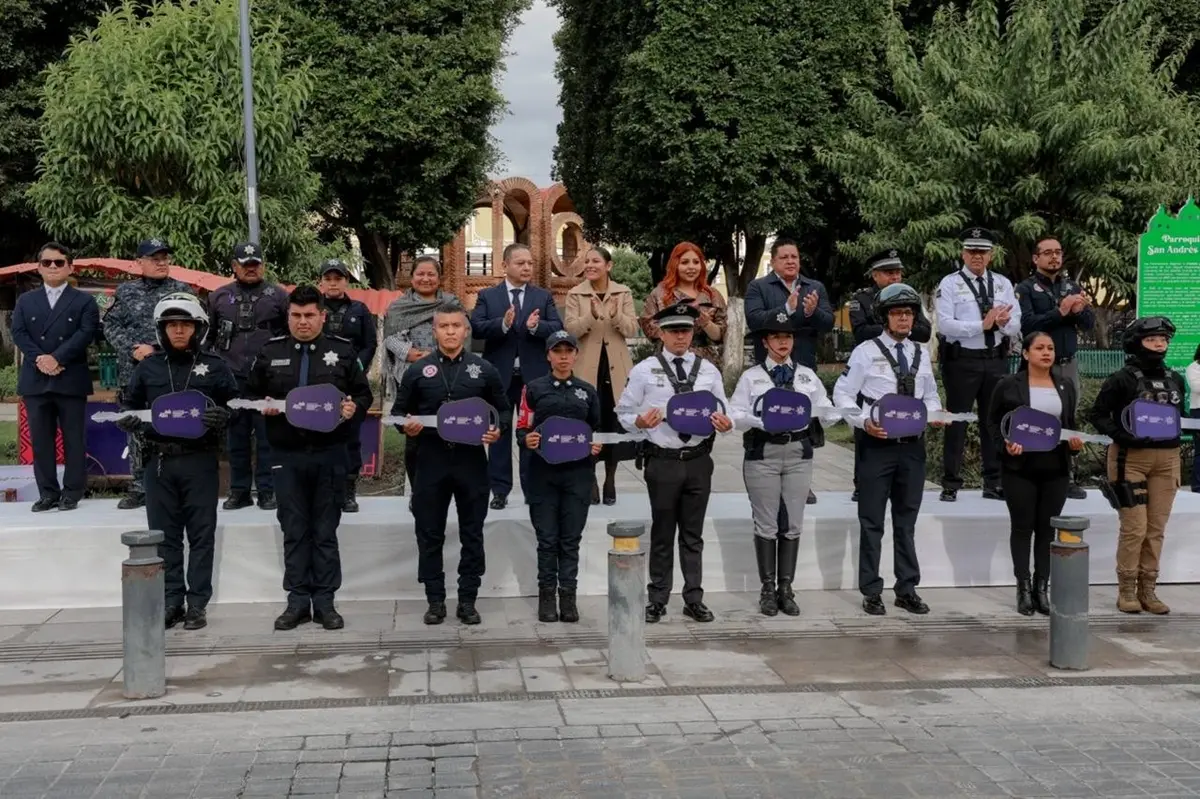 Lupita Cuautle refuerza seguridad de San Andrés Cholula con nuevas unidades y puntos de monitoreo inteligente