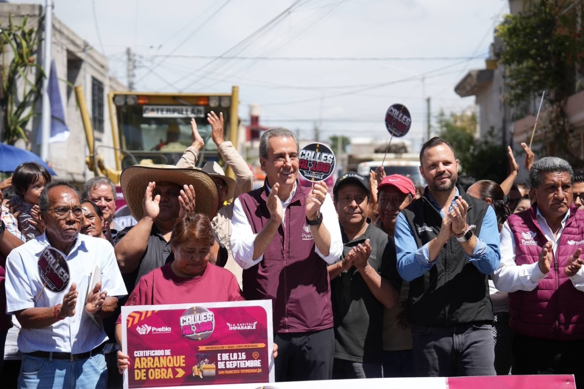 Arranca Pepe Chedraui obras de pavimentación en Guadalupe Hidalgo 2da. Sección