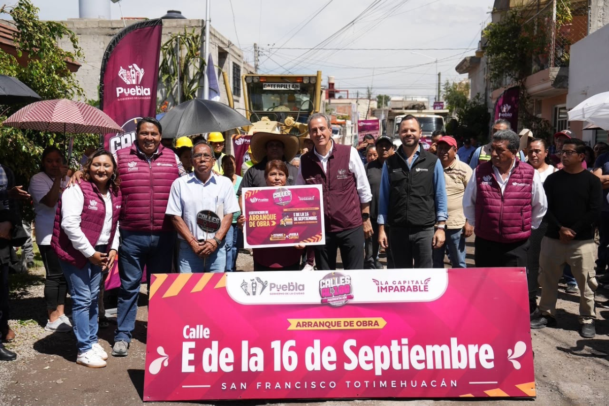 Arranca Pepe Chedraui obras de pavimentación en Guadalupe Hidalgo 2da. Sección 
