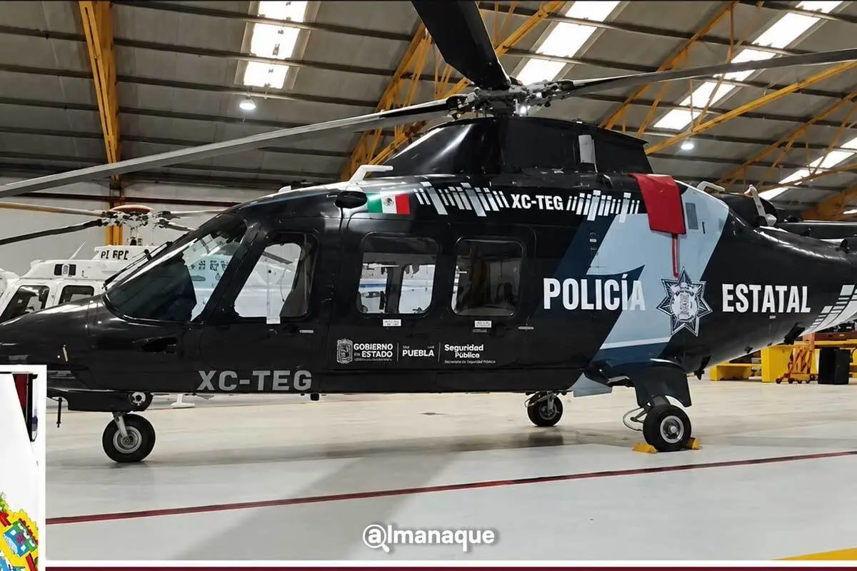 Gobierno de Puebla compró otro helicóptero para seguridad
