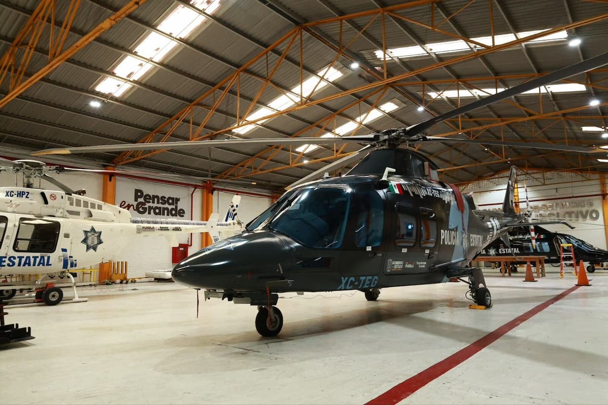 Gobierno de Puebla compró otro helicóptero para seguridad