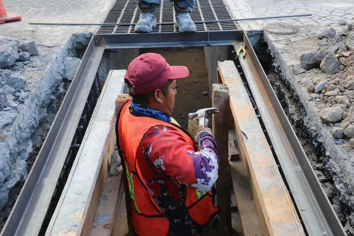 Avanza Gobierno Pepe Chedraui en la modernización del Sistema de Captación Pluvial en bulevar Héroes del 5 de Mayo