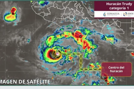 Trayectoria del huracán Trudy: estos estados afectará