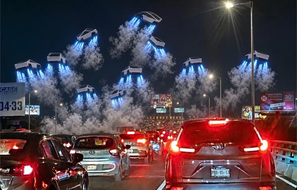 Los mejores memes del Tesla Roadster volador