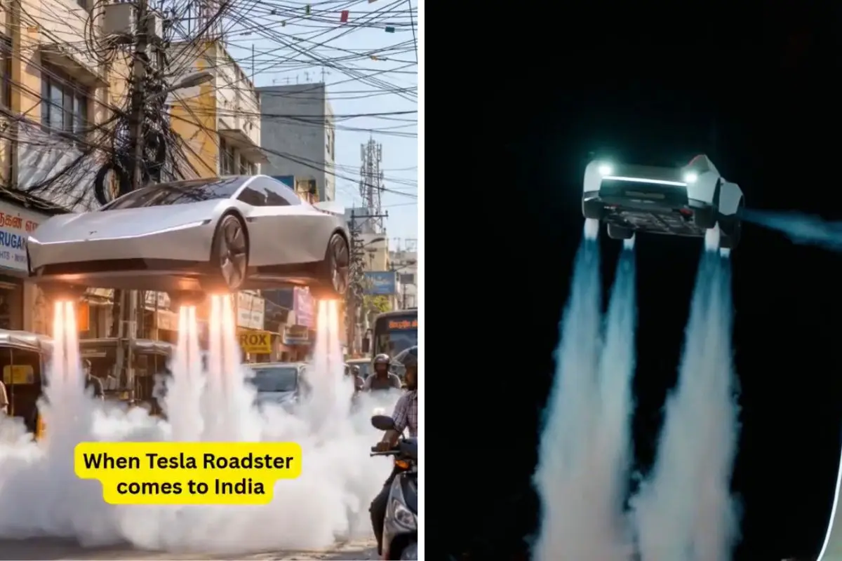 Los mejores memes del Tesla Roadster volador