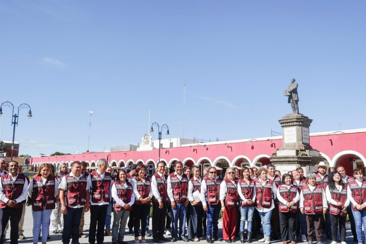 Presidentes y Secretarios seccionales de Morena piden a Tonantzin Fernández inscribirse para coordinar la Defensa de la Transformación en San Pedro Cholula