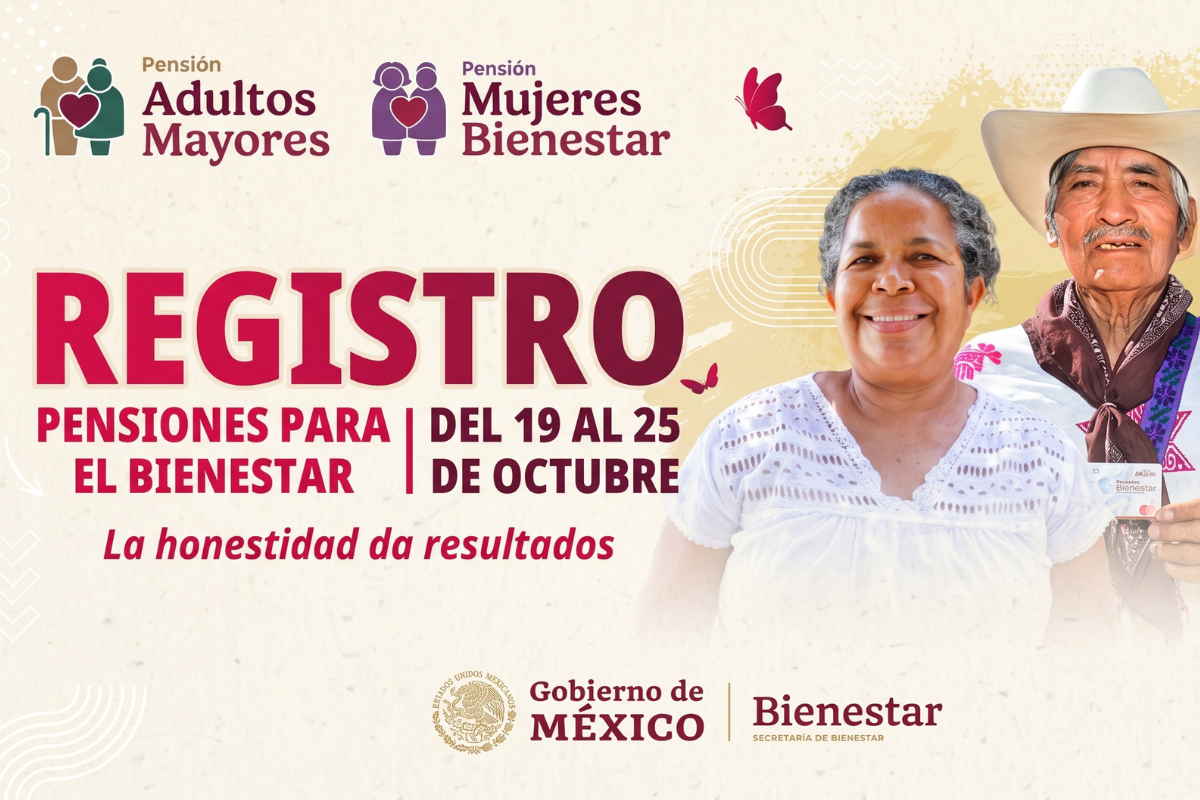 Hoy inicia el registro de las Pensiones para el Bienestar consulta los requisitos