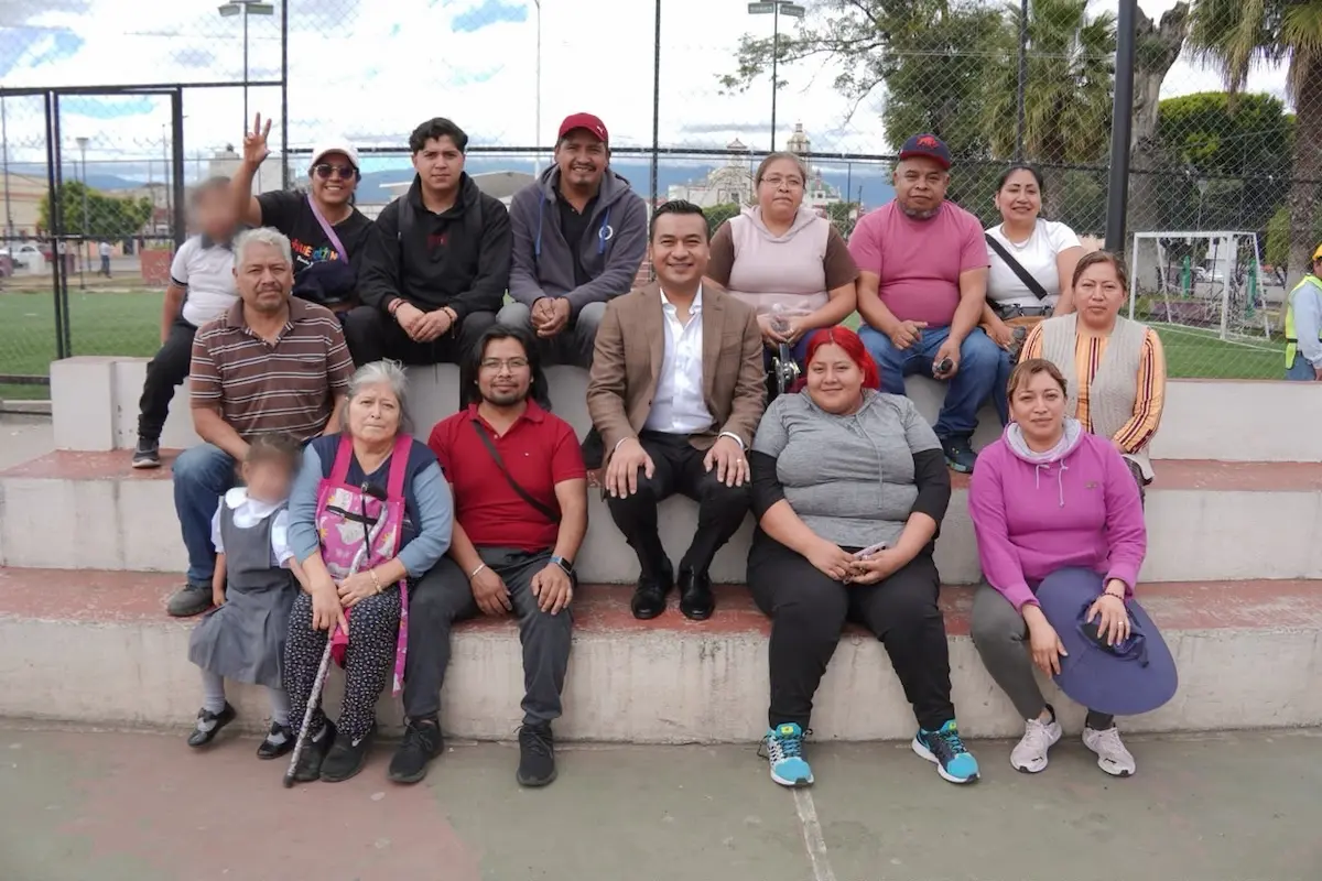 Roberto Solís va por el rescate de espacios deportivos en Huejotzingo