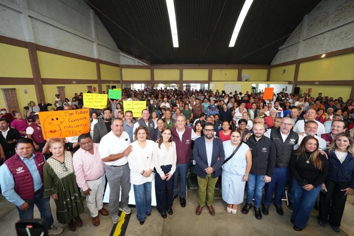 Refrenda Pepe Chedraui compromiso con las familias de San Baltazar Campeche